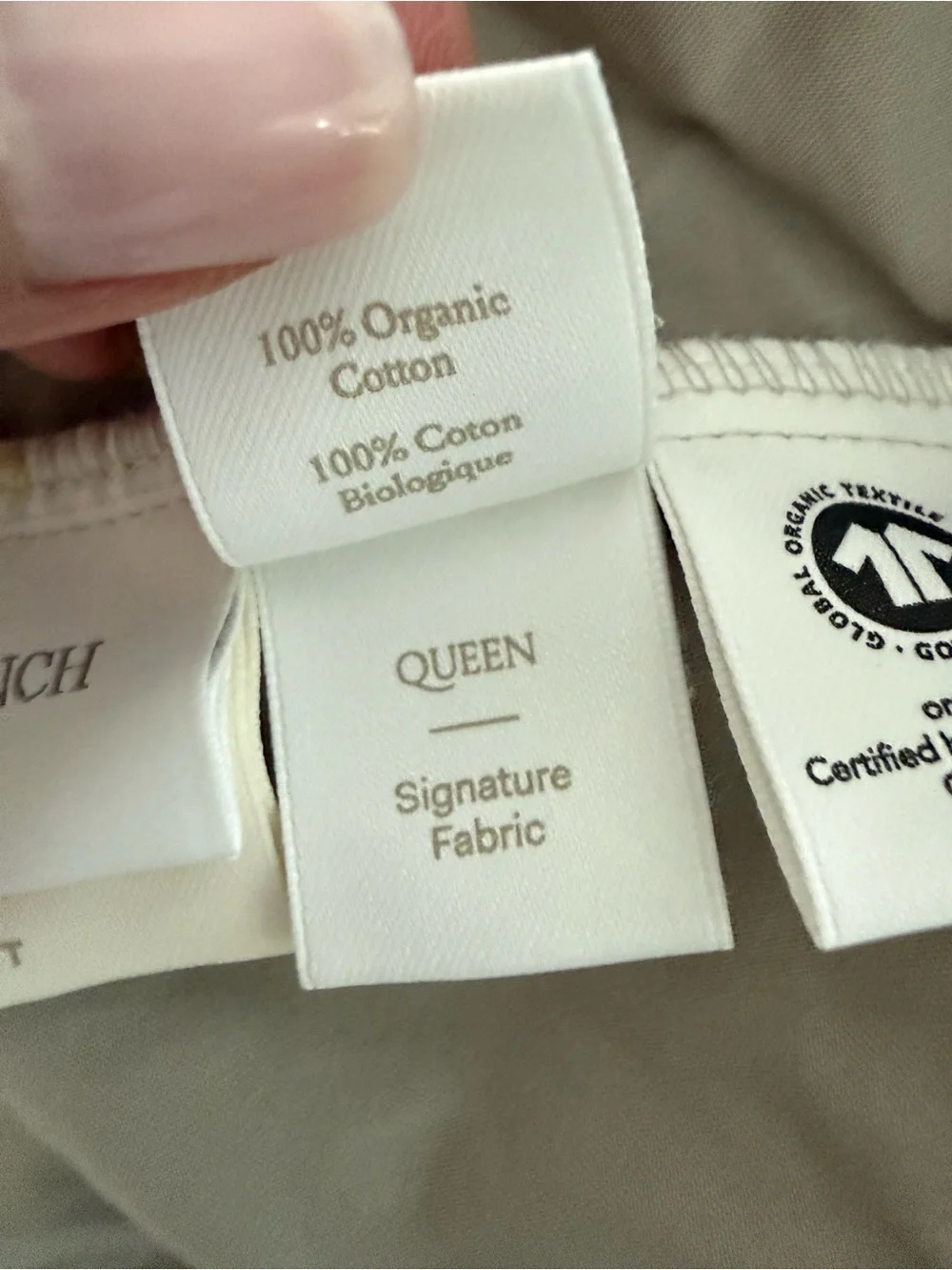 Boll & Branch NWT Queen Size Signature Hemmed Sheet Set Pewter Color🔥No offers🔥